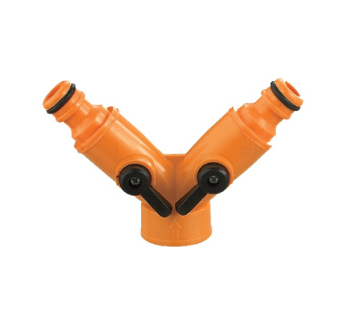 Çift Çıkışlı-Vanalı 1/2’’ Musluk Adaptörü