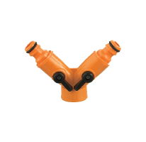 Çift Çıkışlı-Vanalı 1/2’’ Musluk Adaptörü